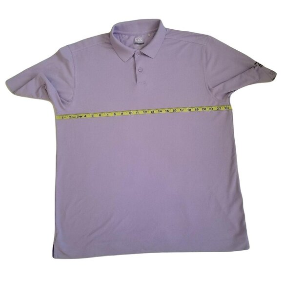 Cutter & Buck Men's CB DryTec Performance Wicking Dry Golf Polo Shirt Purple XL - Picture 8 of 9